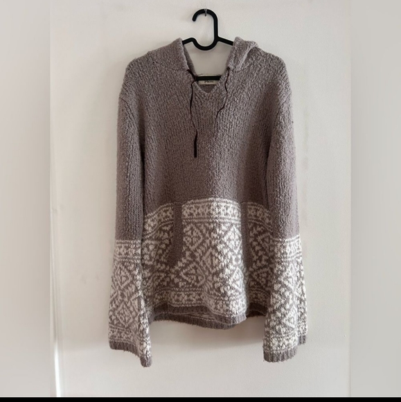 Vintage 80s knit Oversized hoodie - Picture 5 of 6